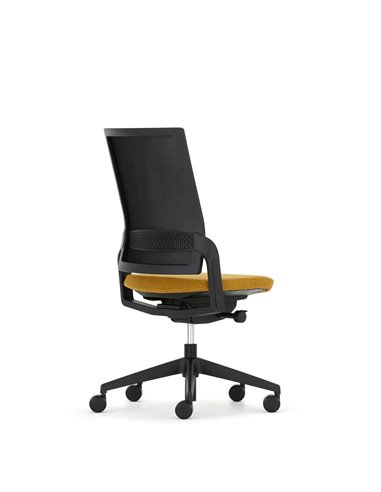 Кресло ECOFLEX BLACK (ECF 740) для оператора, без подлокотников