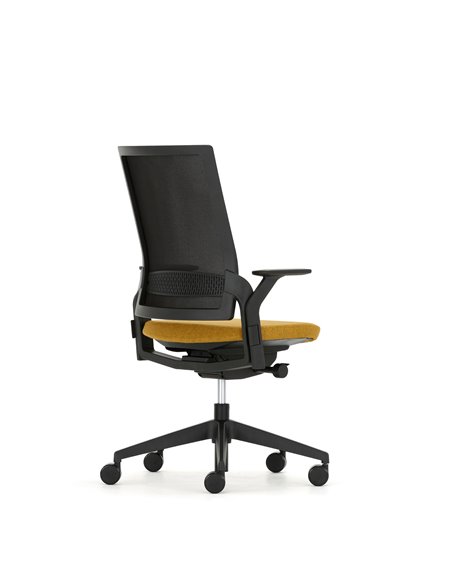 Кресло ECOFLEX BLACK (ECF 740 HA) для оператора