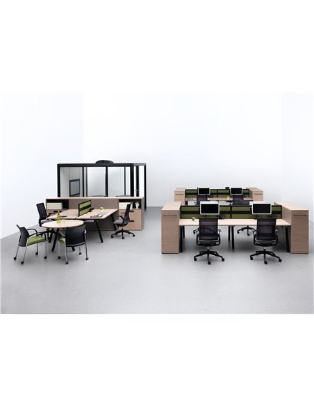 Кресло ECOFLEX BLACK (ECF 740 HA) для оператора