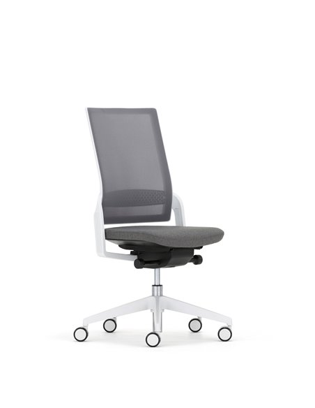Кресло ECOFLEX WHITE (ECF 740) для оператора, без подлокотников