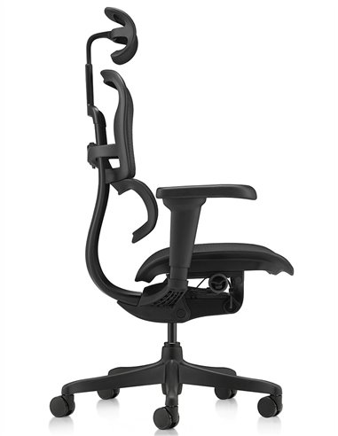 Кресло ERGOHUMAN ULTRA ALL BLACK (EHU-BB-HAM-4D, сетка T-168-B1 BLACK), эргономичное