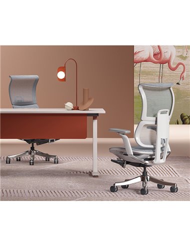 Кресло KRESLALUX FLAMINGO GREY, эргономичное