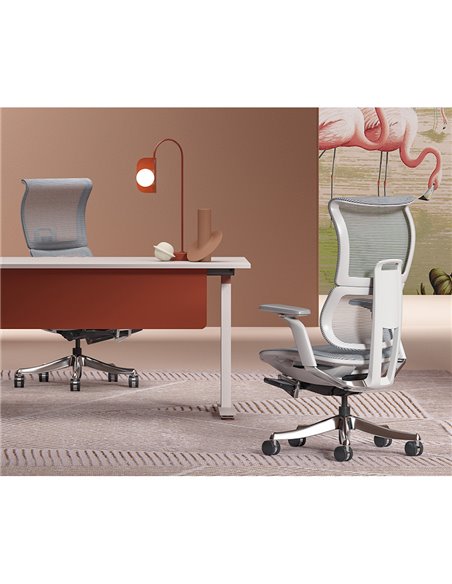 Кресло KRESLALUX FLAMINGO GREY, эргономичное