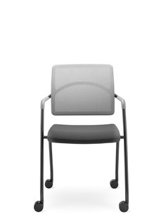 Кресло LD SEATING ARCUS 250-N1, RU60 для посетителей, на колесах 2