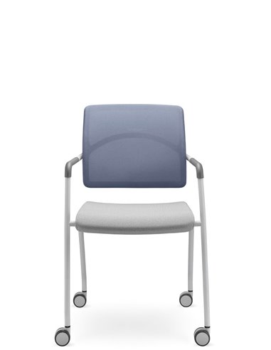 Кресло LD SEATING ARCUS 251-N8, RU60 для посетителей, на колесах