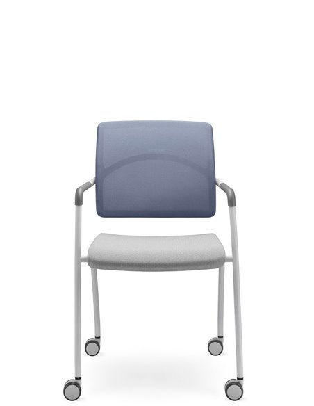 Кресло LD SEATING ARCUS 251-N8, RU60 для посетителей, на колесах