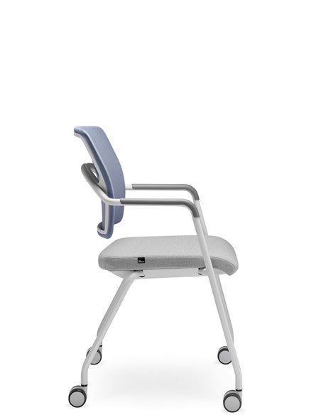 Кресло LD SEATING ARCUS 251-N8, RU60 для посетителей, на колесах