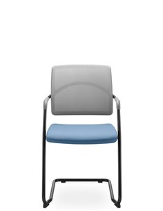 Кресло LD SEATING ARCUS 250-Z-N1 для посетителей, на полозьях 2