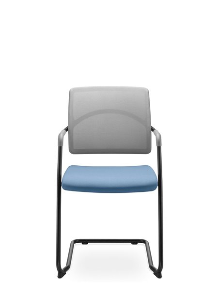 Кресло LD SEATING ARCUS 250-Z-N1 для посетителей, на полозьях