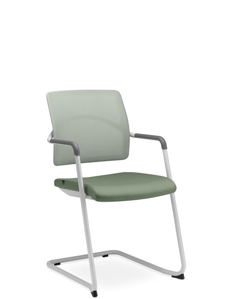 Кресло LD SEATING ARCUS 251-Z-N8 для посетителей, на полозьях