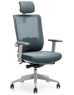 Кресло KRESLALUX M6-GAS GREY, эргономичное