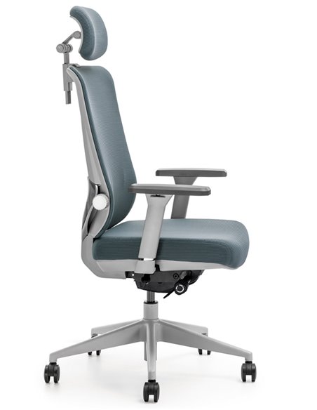 Кресло KRESLALUX M6-GAS GREY, эргономичное