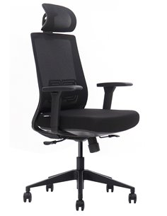 Кресло KRESLALUX HOLDER BLACK, эргономичное
