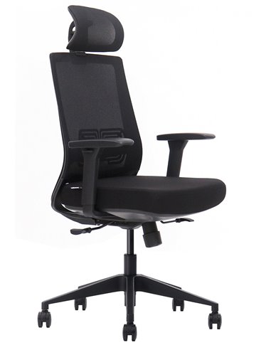 Крісло KRESLALUX HOLDER BLACK, ергономічне