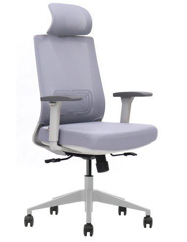 Кресло KRESLALUX HOLDER GREY, эргономичное