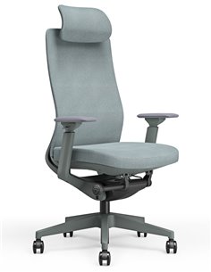 Кресло KRESLALUX GRAPHIS 8016-A DARK GREY, эргономичное