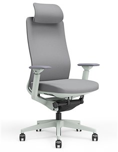 Кресло KRESLALUX GRAPHIS 8016-A LIGHT GREY, эргономичное