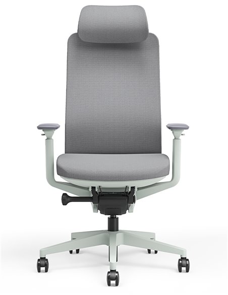 Крісло KRESLALUX GRAPHIS 8016-A LIGHT GREY, ергономічне