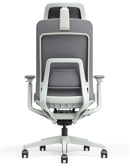 Крісло KRESLALUX GRAPHIS 8016-A LIGHT GREY, ергономічне