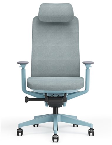 Кресло KRESLALUX GRAPHIS 8016-A SNOWY BLUE, эргономичное
