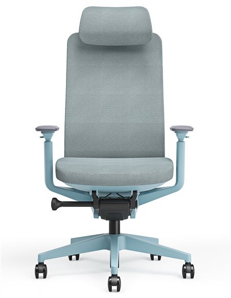 Кресло KRESLALUX GRAPHIS 8016-A SNOWY BLUE, эргономичное