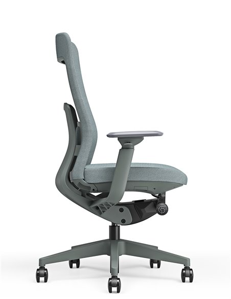 Крісло KRESLALUX GRAPHIS 8016-B DARK GREY, ергономічне
