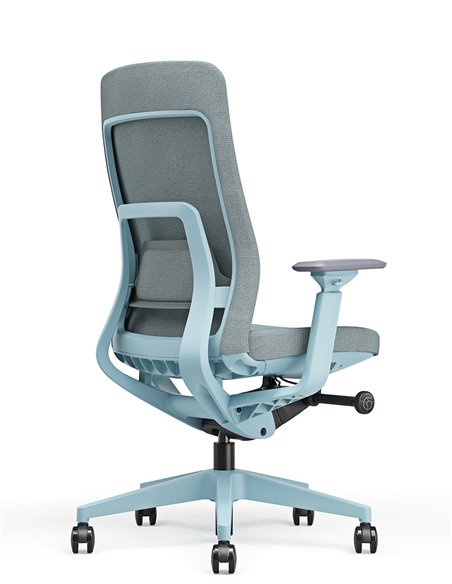 Кресло KRESLALUX GRAPHIS 8016-B SNOWY BLUE, эргономичное