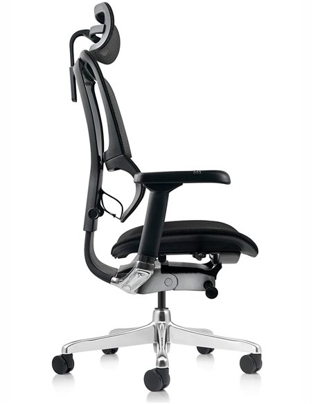 Кресло MIRUS-IOO 2 (IOOE2-AB-HBM-F-5D-L), эргономичное, с тканевым сиденьем