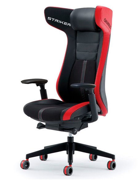 Геймерское кресло OKAMURA STRIKER RED