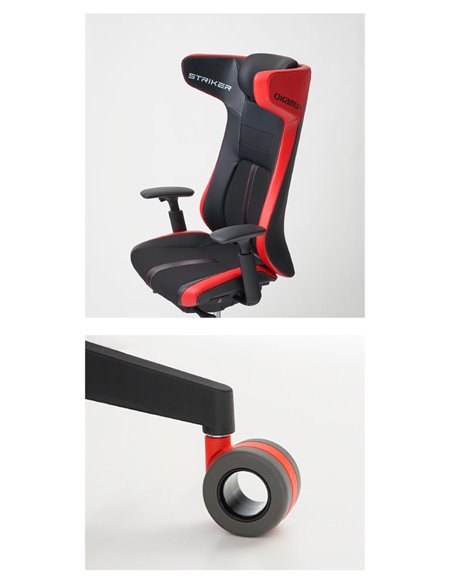 Геймерське крісло OKAMURA STRIKER RED