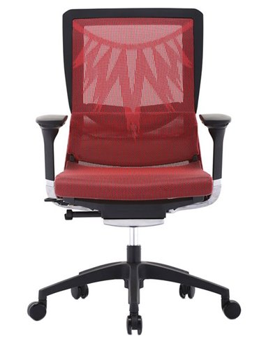 Кресло COMFORT SEATING POISE (PS-AB-LAM) эргономичное, красная сетка