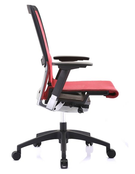 Кресло COMFORT SEATING POISE (PS-AB-LAM) эргономичное, красная сетка