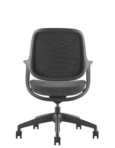 Кресло KRESLALUX NIRO-D01 BLACK, для посетителя