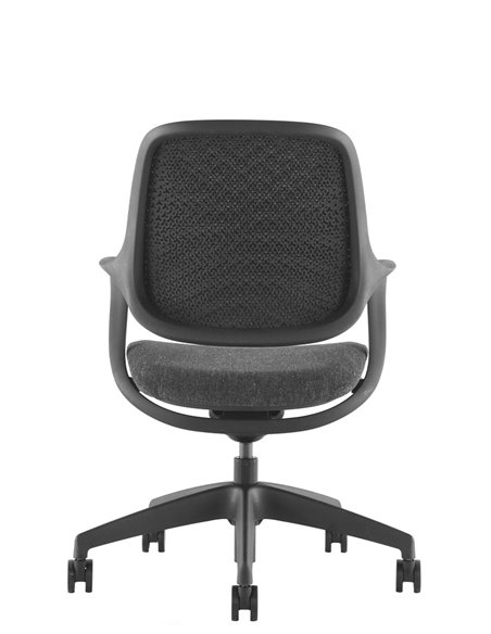 Кресло KRESLALUX NIRO-D01 BLACK, для посетителя