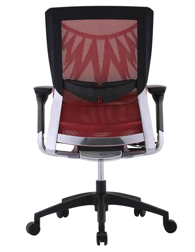 Кресло COMFORT SEATING POISE (PS-AB-LAM) эргономичное, красная сетка