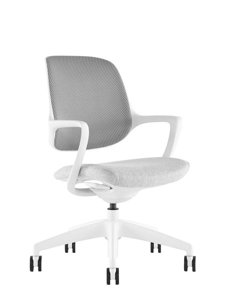 Кресло KRESLALUX NIRO-D02 WHITE, для посетителя