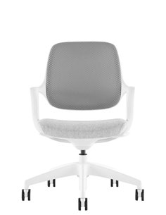 Кресло KRESLALUX NIRO-D02 WHITE, для посетителя 2