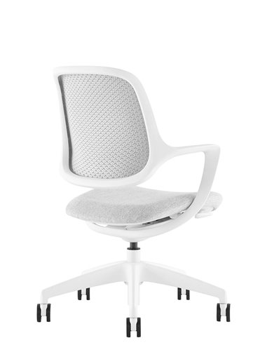 Кресло KRESLALUX NIRO-D02 WHITE, для посетителя
