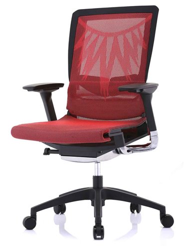 Кресло COMFORT SEATING POISE (PS-AB-LAM) эргономичное, красная сетка