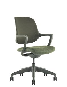 Кресло KRESLALUX NIRO-D34 GREEN, для посетителя