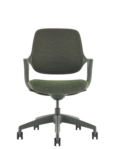 Крісло KRESLALUX NIRO-D34 GREEN, для відвідувача