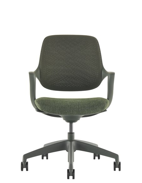 Кресло KRESLALUX NIRO-D34 GREEN, для посетителя