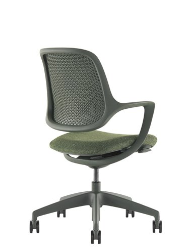 Кресло KRESLALUX NIRO-D34 GREEN, для посетителя