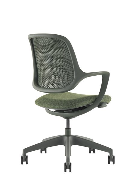 Крісло KRESLALUX NIRO-D34 GREEN, для відвідувача