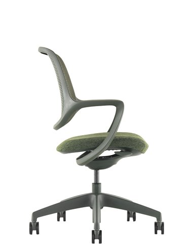 Кресло KRESLALUX NIRO-D34 GREEN, для посетителя