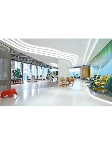 Кресло KRESLALUX NIRO-D34 GREEN, для посетителя