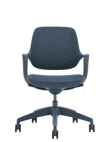 Кресло KRESLALUX NIRO-D36 BLUE, для посетителя