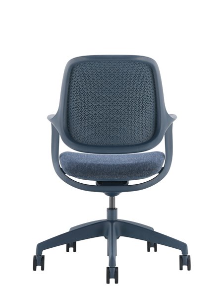Кресло KRESLALUX NIRO-D36 BLUE, для посетителя