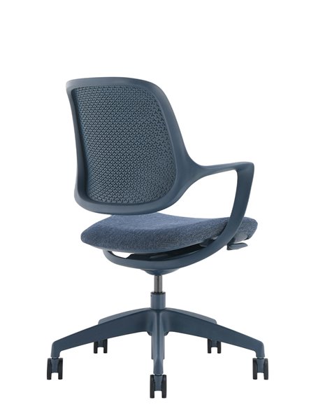 Кресло KRESLALUX NIRO-D36 BLUE, для посетителя
