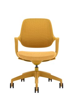 Крісло KRESLALUX NIRO-D37 YELLOW, для відвідувача 2